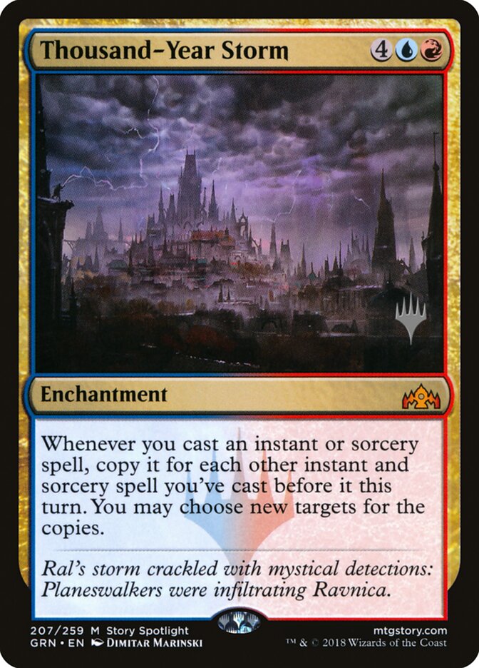 Thousand-Year Storm card front