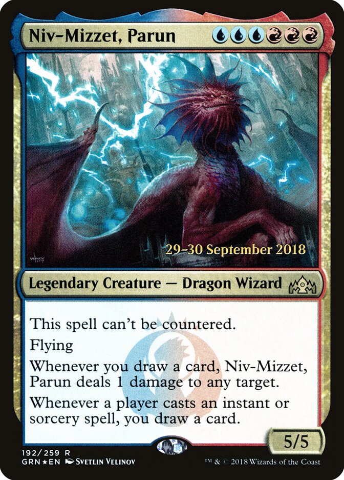 Niv-Mizzet, Parun card front