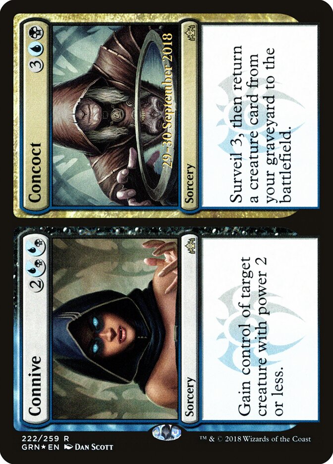 Connive card front