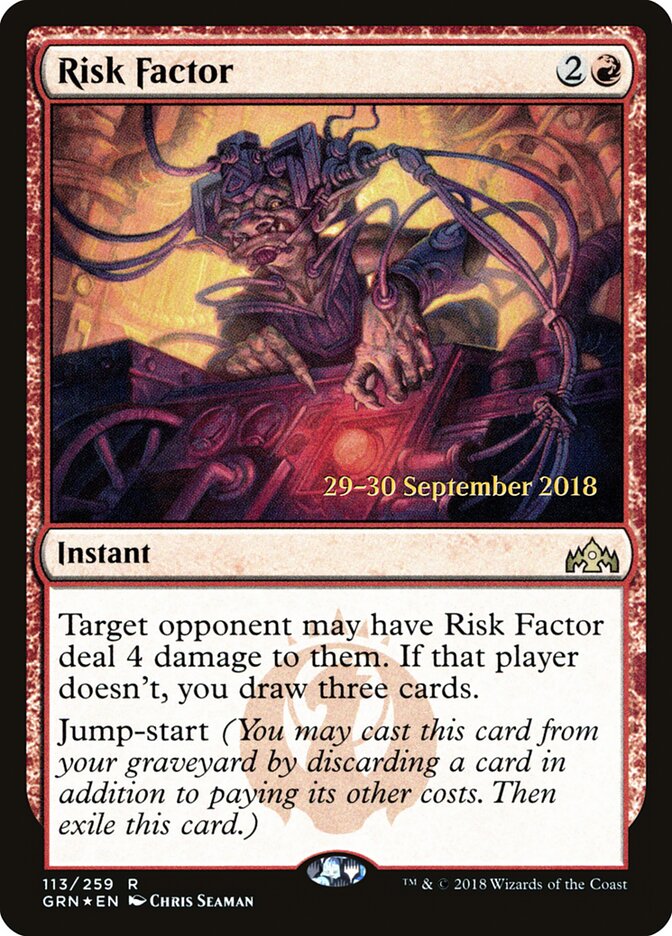 Risk Factor card front
