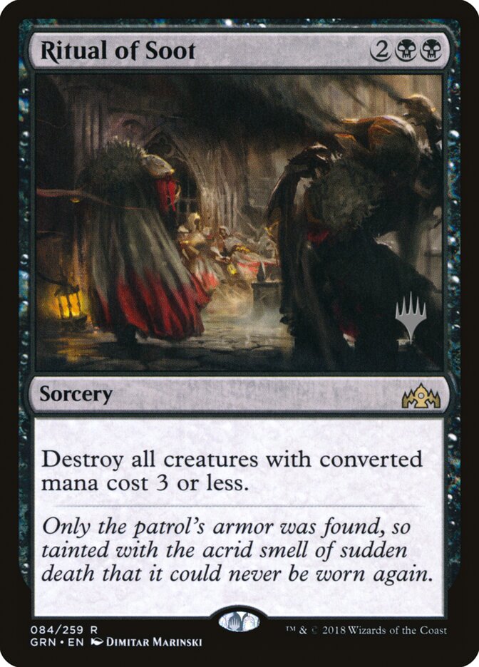 Ritual of Soot card front