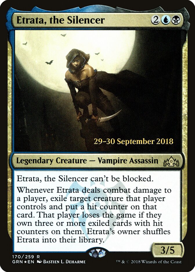 Etrata, the Silencer card front
