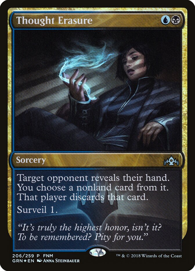 Thought Erasure card front