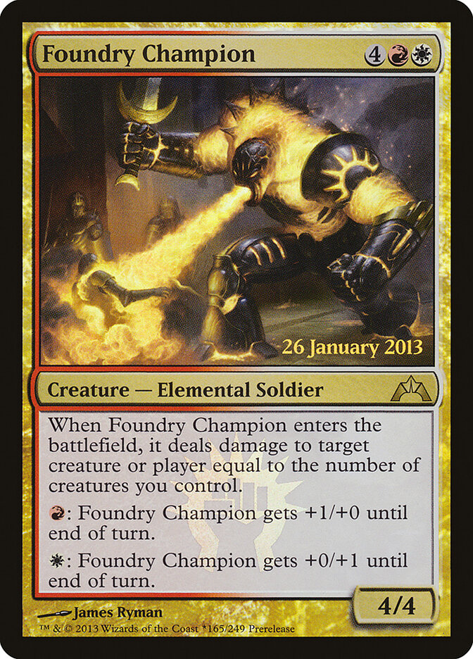 Foundry Champion card front
