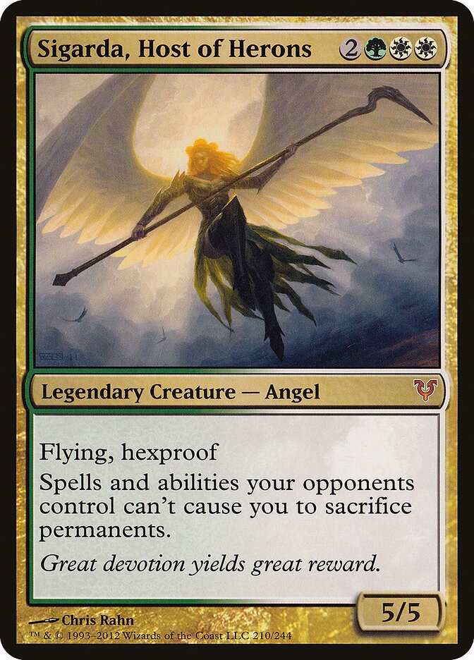 Sigarda, Host of Herons card front