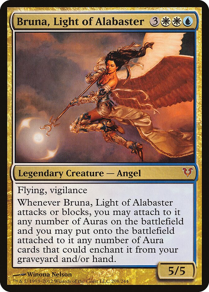 Bruna, Light of Alabaster card front