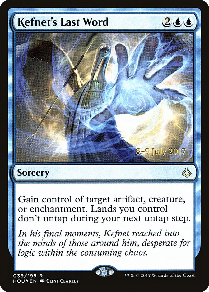 Kefnet's Last Word card front