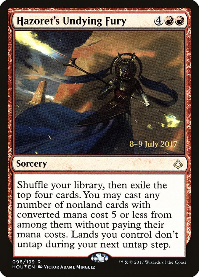 Hazoret's Undying Fury card front