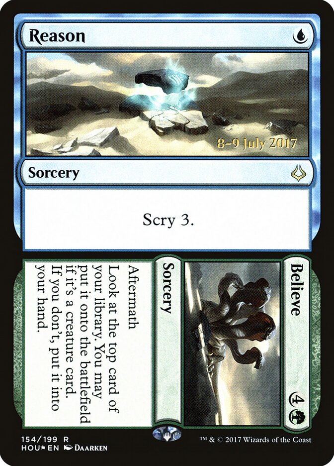 Reason card front