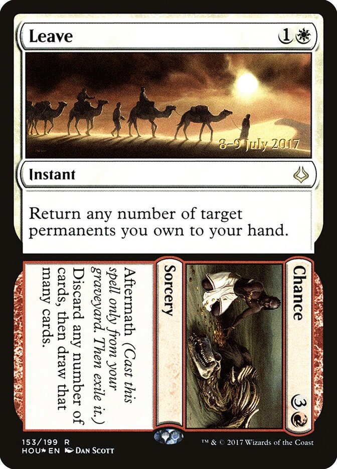 Leave card front