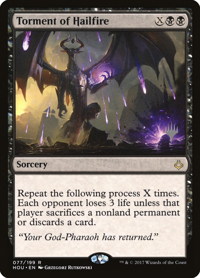 Torment of Hailfire card front