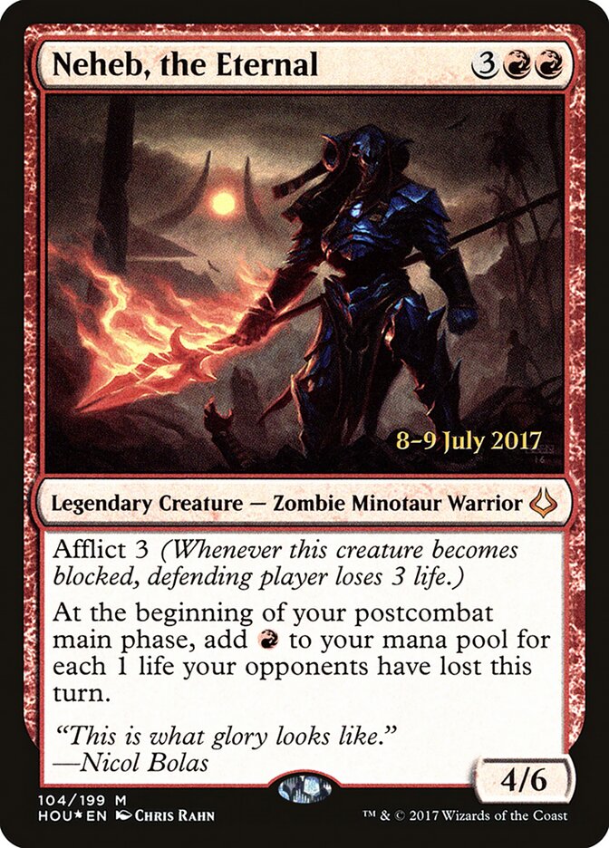 Neheb, the Eternal card front