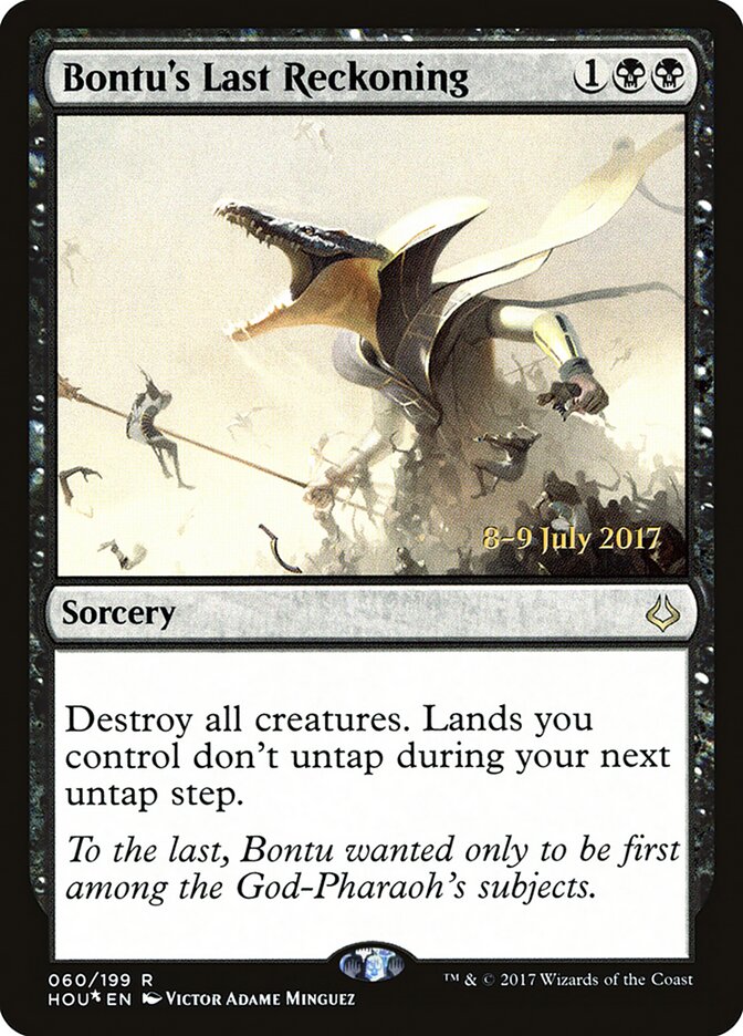 Bontu's Last Reckoning card front
