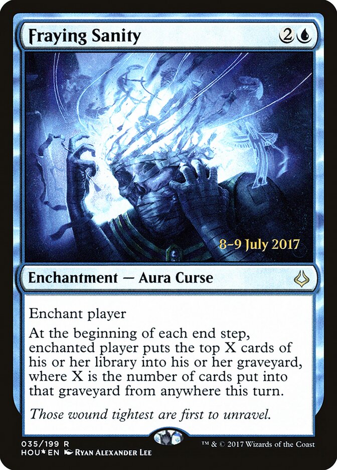 Fraying Sanity card front