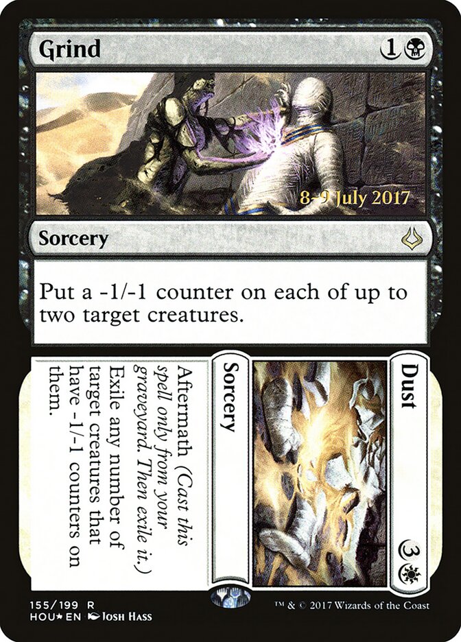 Grind card front