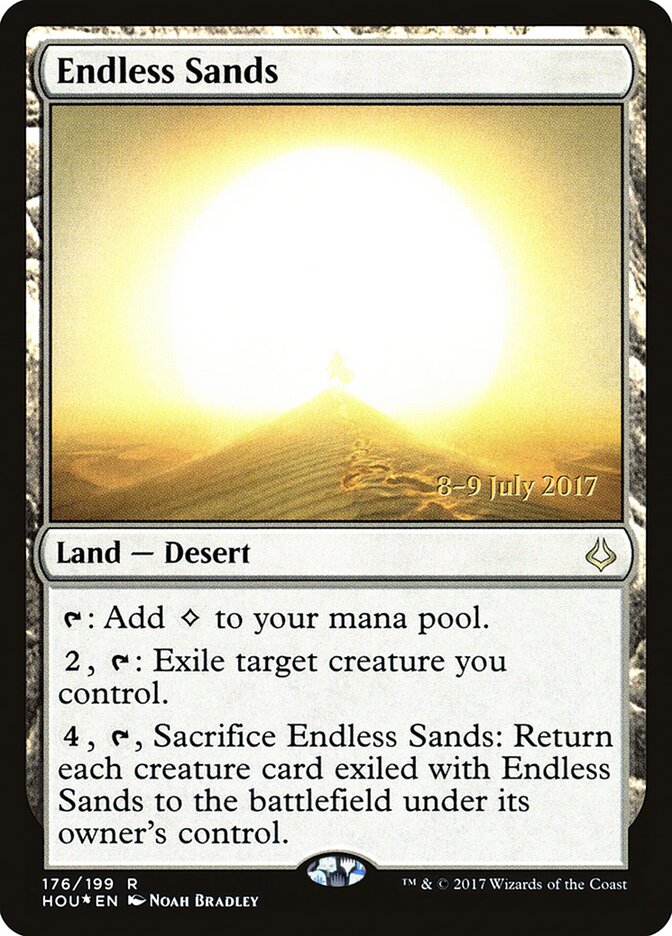 Endless Sands card front