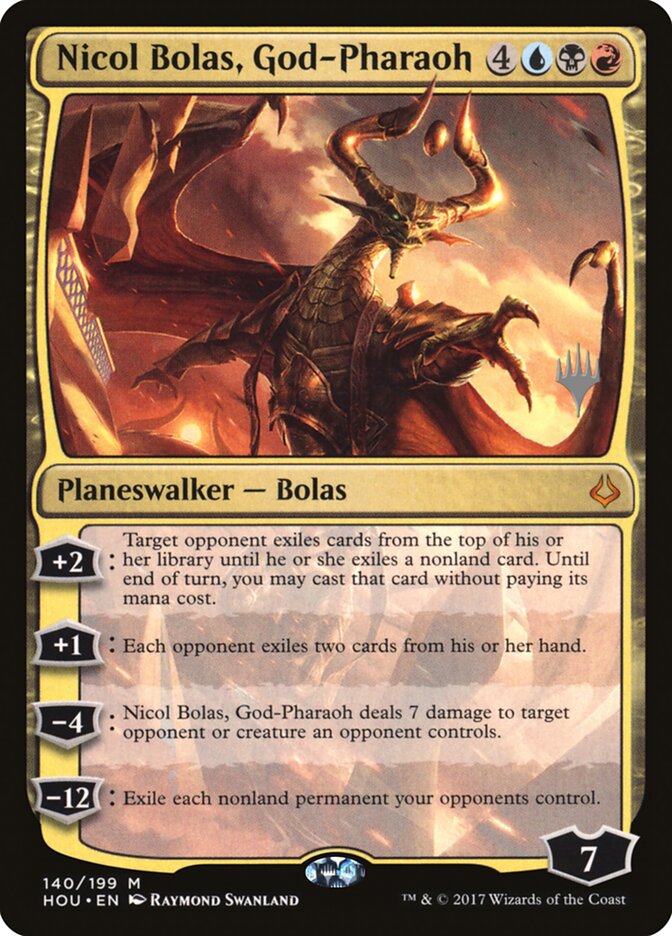 Nicol Bolas, God-Pharaoh card front