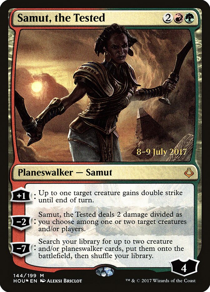 Samut, the Tested card front