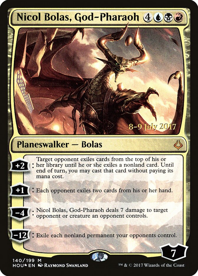 Nicol Bolas, God-Pharaoh card front