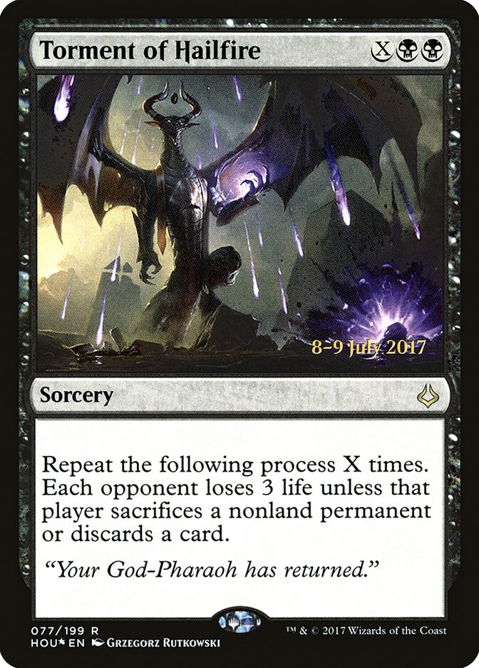 Torment of Hailfire card front