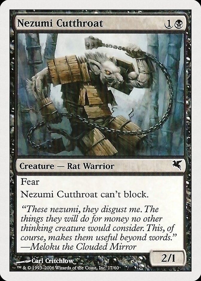 Nezumi Cutthroat card front