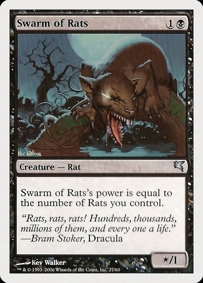 Swarm of Rats card front