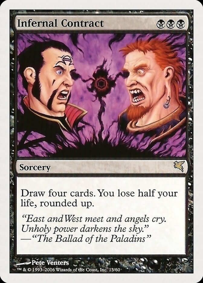 Infernal Contract card front