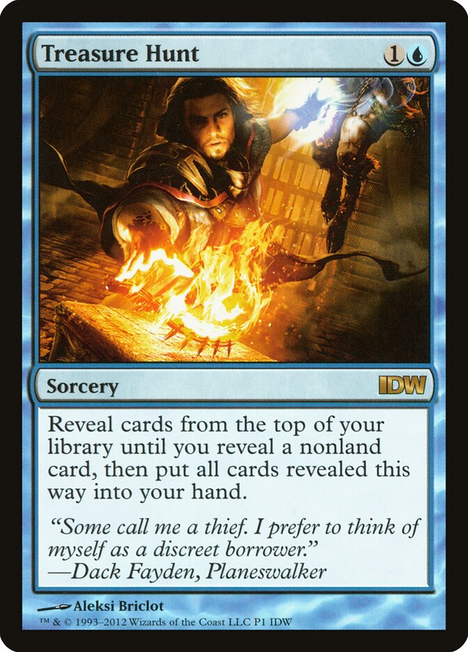 Treasure Hunt card front