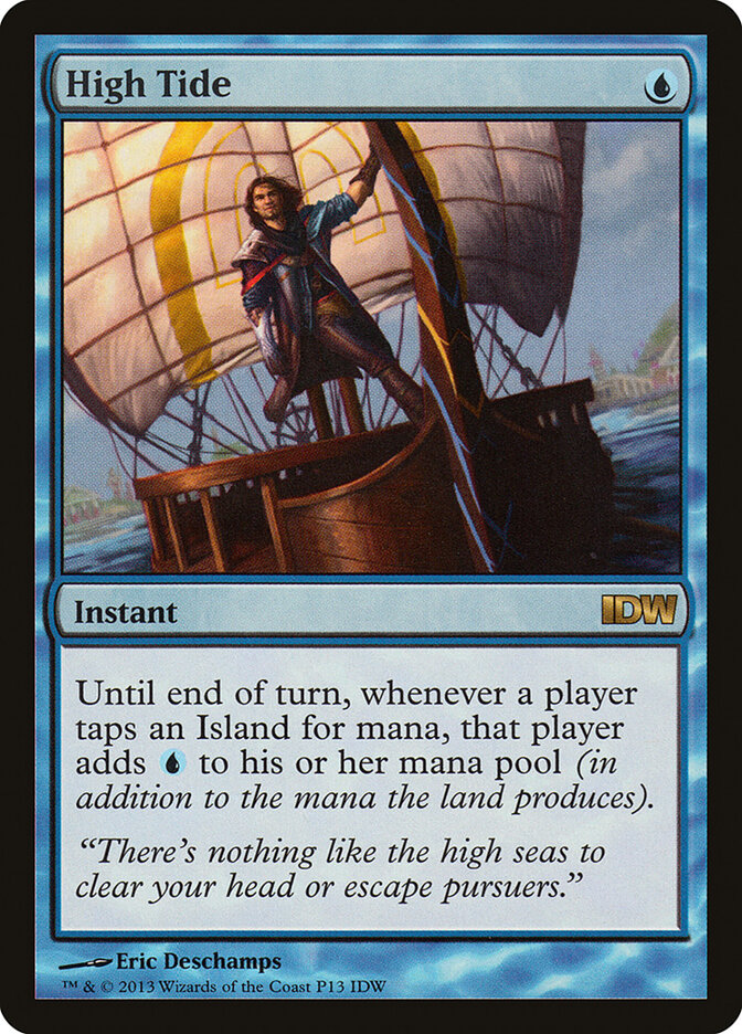 High Tide card front