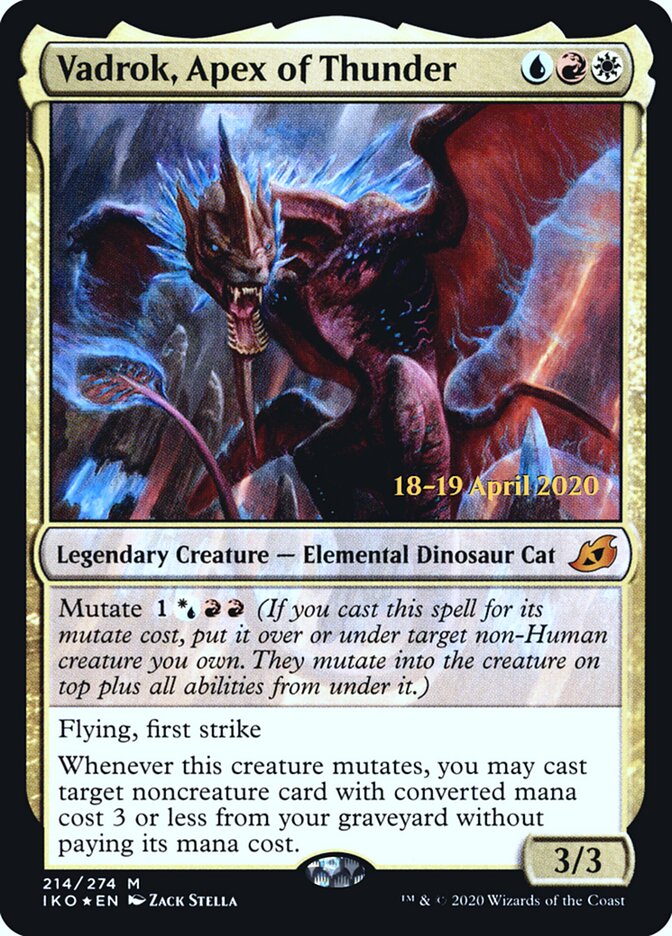 Vadrok, Apex of Thunder card front