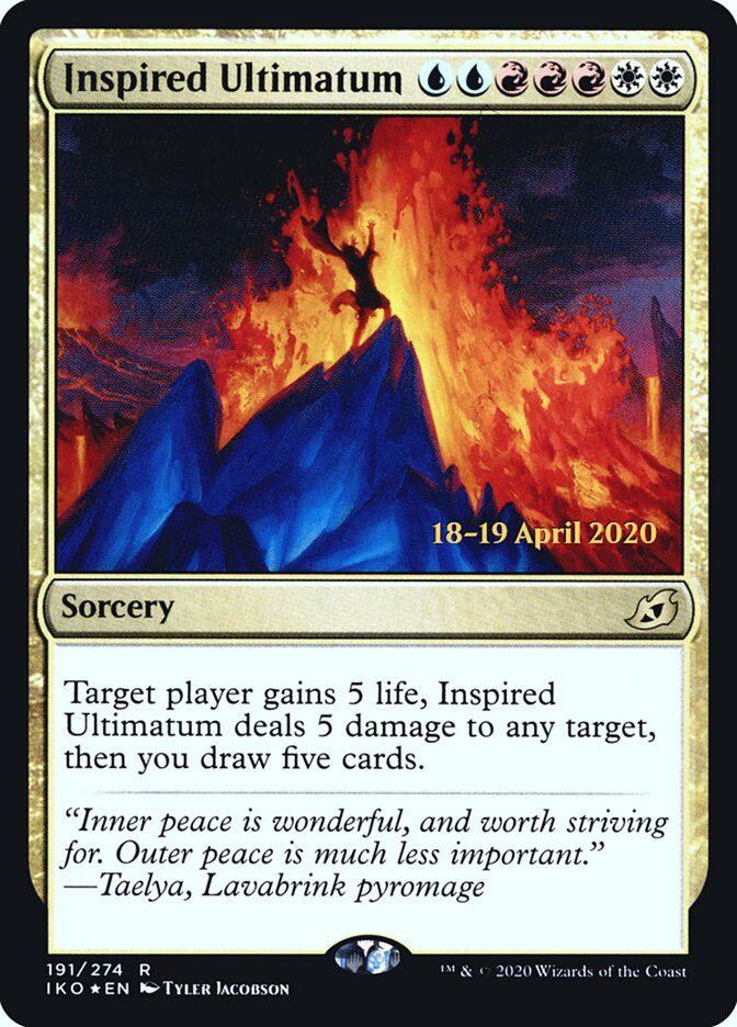 Inspired Ultimatum card front