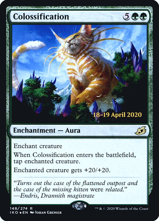 Colossification card front