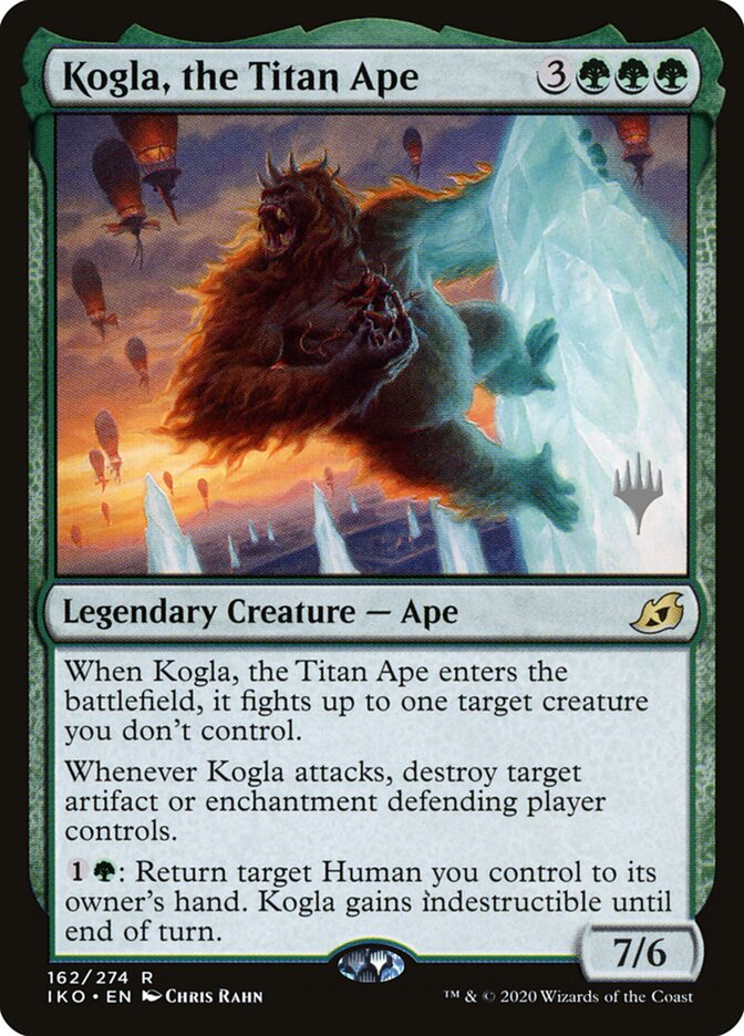 Kogla, the Titan Ape card front