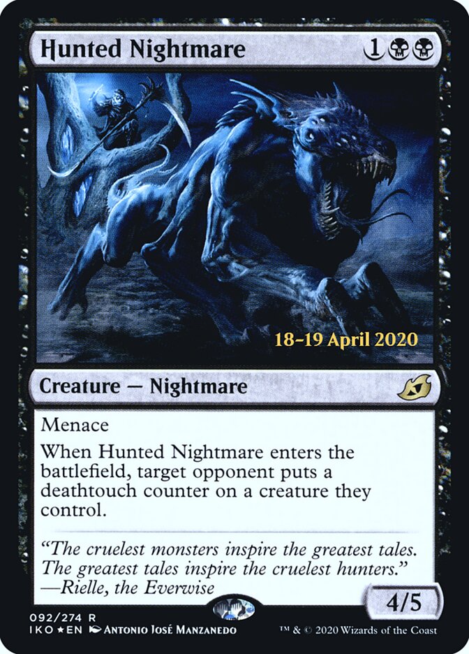 Hunted Nightmare card front
