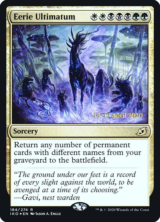 Eerie Ultimatum card front
