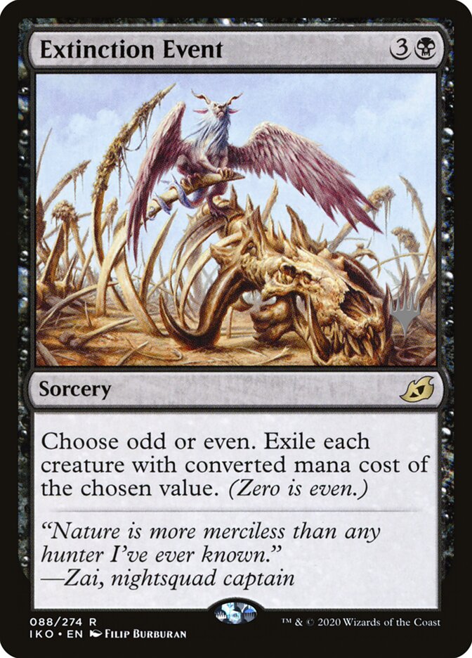Extinction Event card front
