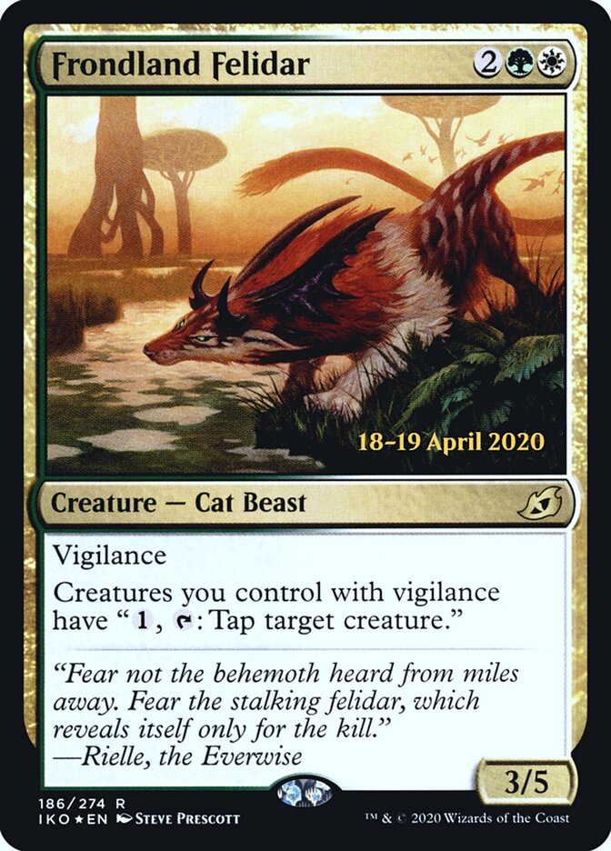 Frondland Felidar card front