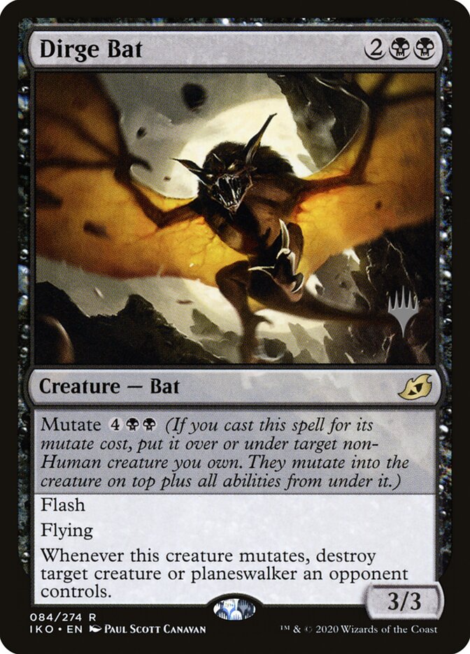 Dirge Bat card front