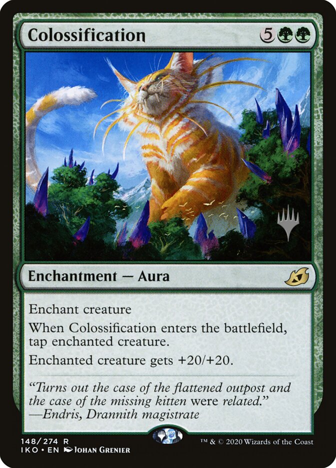 Colossification card front