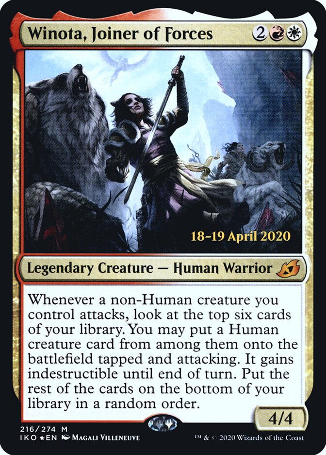 Winota, Joiner of Forces card front