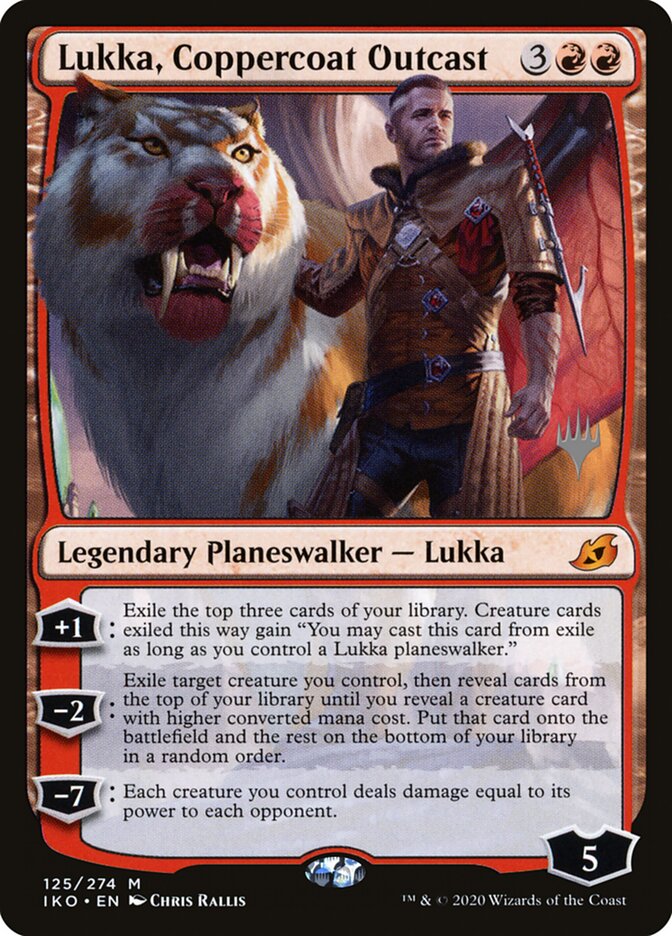 Lukka, Coppercoat Outcast card front