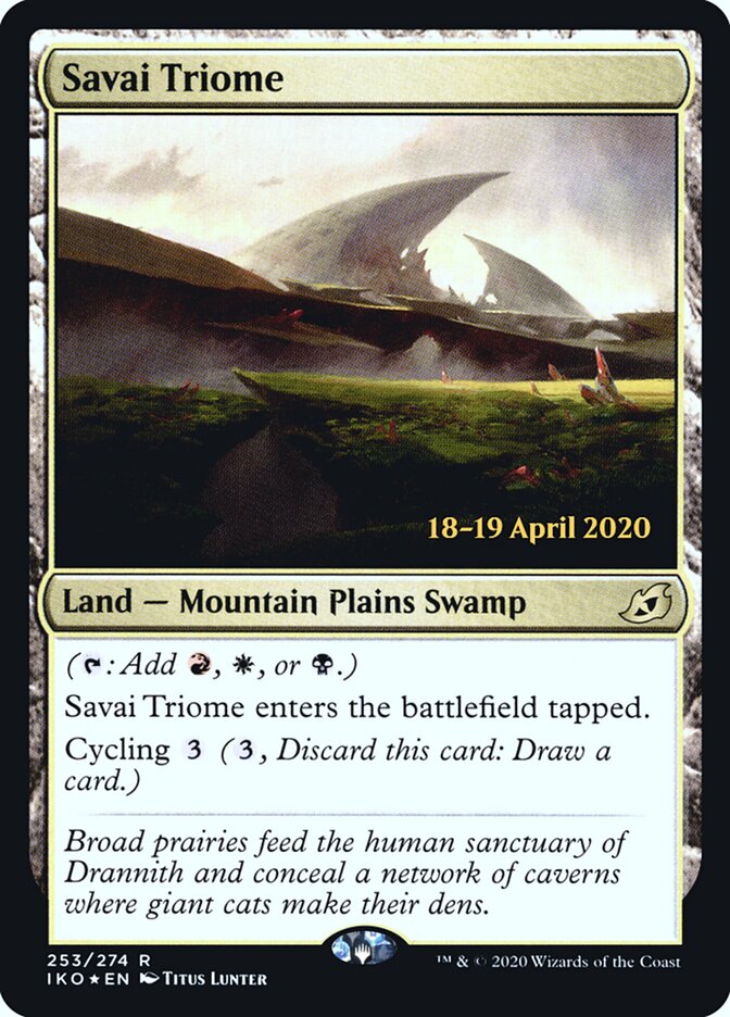Savai Triome card front