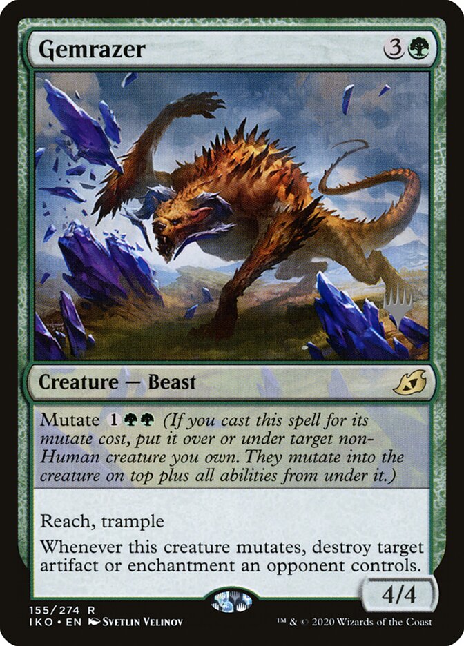 Gemrazer card front