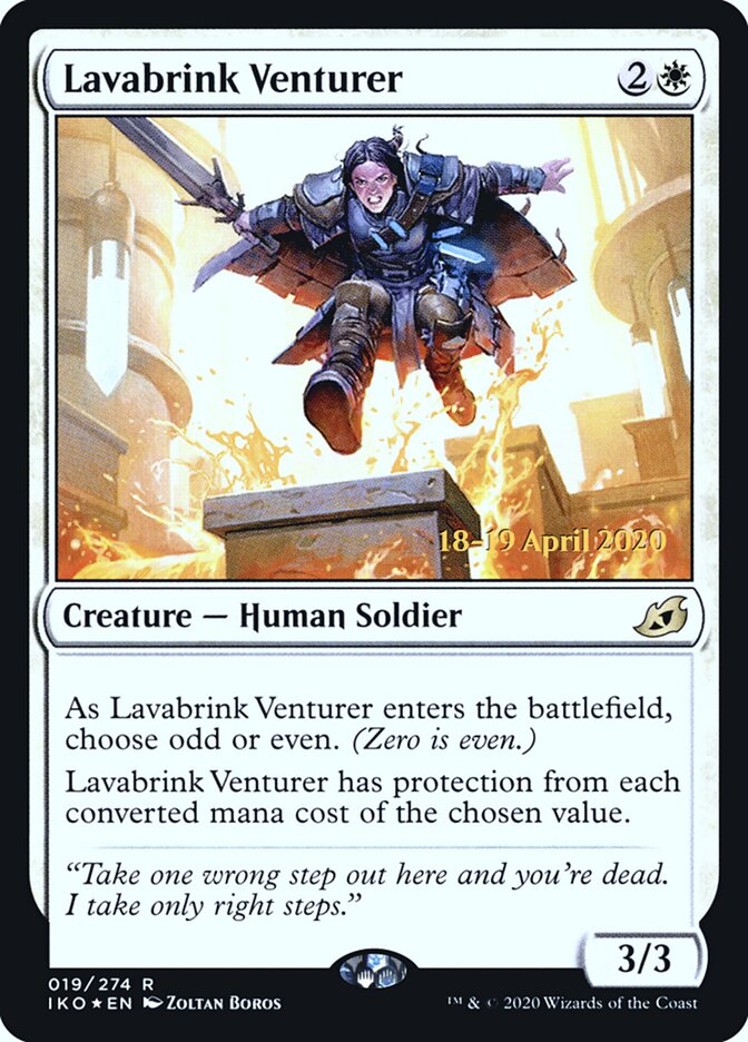 Lavabrink Venturer card front