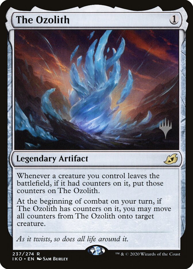 The Ozolith card front
