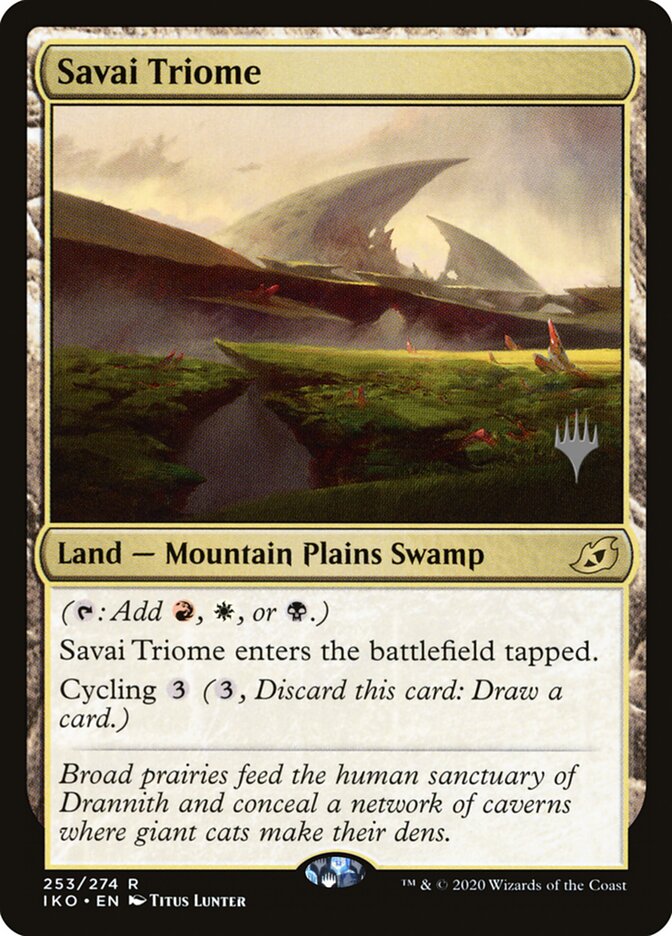 Savai Triome card front