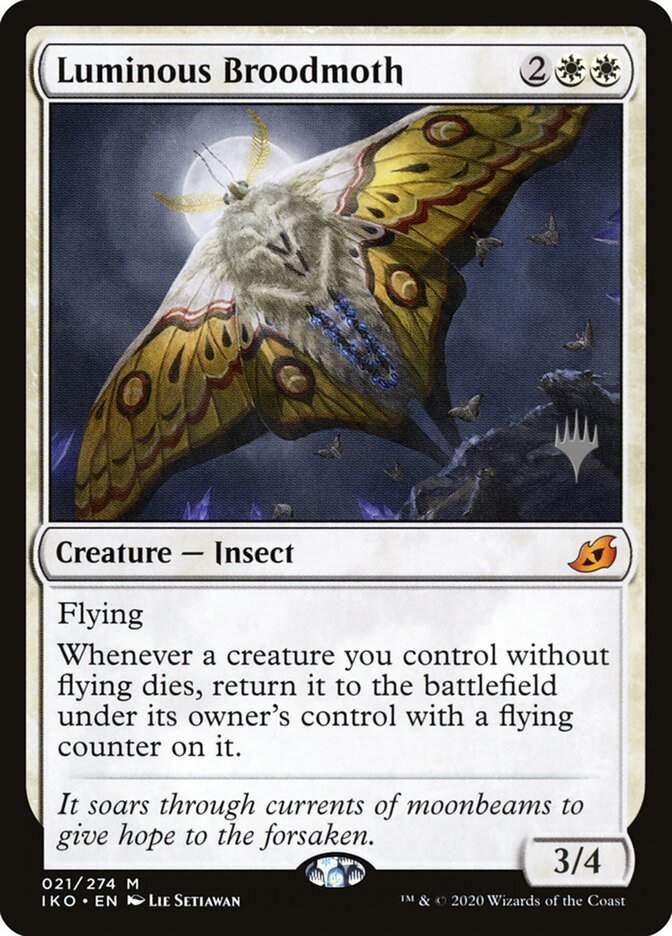 Luminous Broodmoth card front