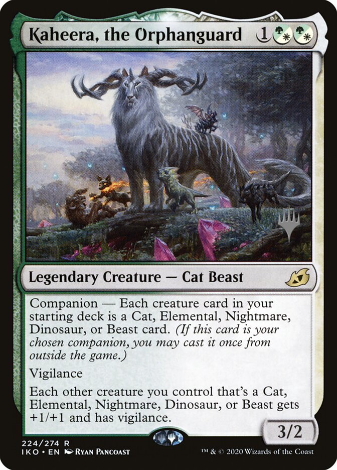 Kaheera, the Orphanguard card front