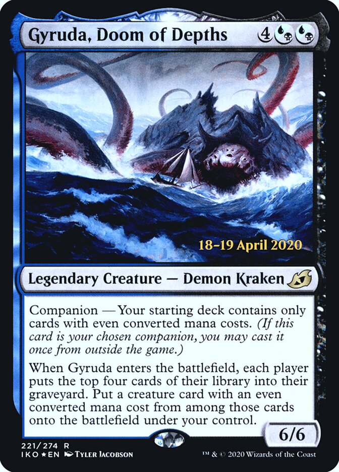 Gyruda, Doom of Depths card front