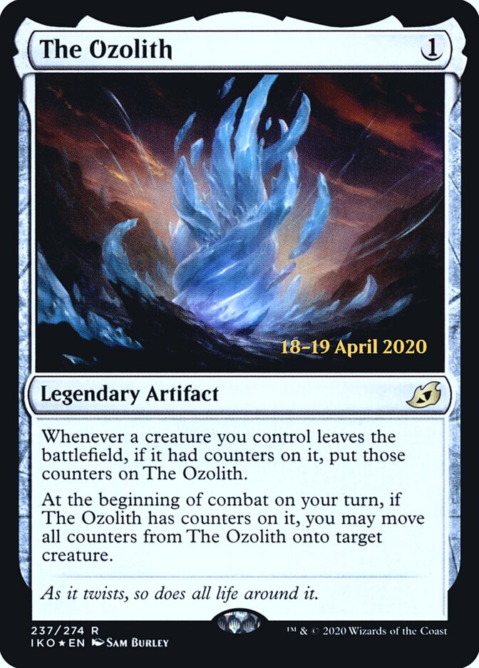 The Ozolith card front